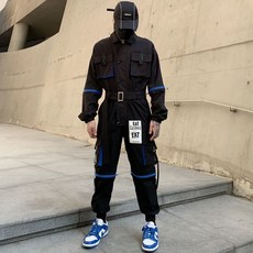 남성반팔점프슈트