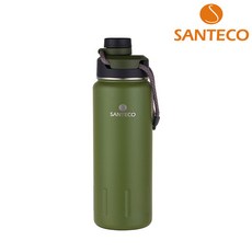 SANTECO 케이투 이중진공 보온보냉병, 모스그린, 710ml