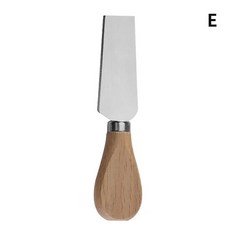 대나무 나무 손잡이 치즈 나이프 슬라이서 주방 베이킹 도구, 3.E, 1개