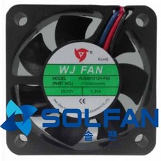 솔팬 WJS401012H-F60 DC12V FAN DC팬 40mm 사이즈 / WJ팬 / 40MM X 10MM 사이즈 / 6000RPM / MADE IN CHINA, 1개 - cpui5