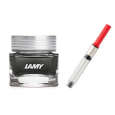 LAMY 병잉크 프리미엄 크리스탈 컨버터 세트 30ml T53 Z28, 애거트, 3개