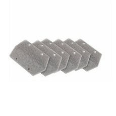 소형 창문 홈 청소 브러시 도구 문짝 창틀 트랙 클리너 경량 슬롯, 6 Pcs Replacements