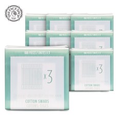 더페이스샵 데일리 뷰티툴즈 코튼 면봉 300pcs x 10개, 300p