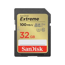SanDisk 익스트림 SD카드 100MB/s 32GB