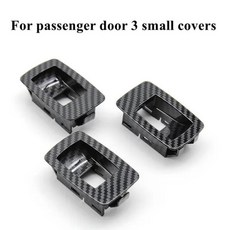 LHD 탄소 섬유 자동차 인테리어 창문 리프터 제어 스위치 패널BMW 3 시리즈 E90 용, [05] 3 Small Covers, 05 3 Small Covers, BMW