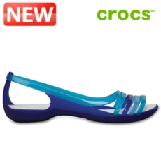 크록스 크록스 샌들 /G31- 202463-4O7 / Womens Crocs Isabella Huarache Flat 여성용