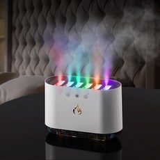 GGII 초음파 쿨 미스트 가습기 대형 안개 볼륨 수분 측정기 다채로운 주변 조명 900ML USB 개인용 데스크탑 사무실 아기 침실 여행 및 선물용 7가지 색상 그라데