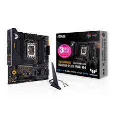 ASUS TUF GAMING B660M-PLUS WIFI D4 STCOM 에이수스 가성비 컴퓨터 PC 메인보드 인텔 13세대 12세대 CPU추천