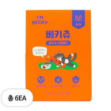 아임베키 고양이 습식간식 베키츄 10g x 30p, 6개