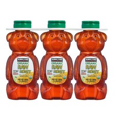 Kirkland Signature 커클랜드 Organic Raw Honey 유기농 꿀, 3개, 680g