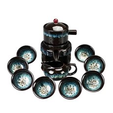 쿵푸 차 중국 도자기 티팟 찻잔 여행 다도, 2. tea set, 1개