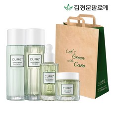 김정문알로에 큐어 피토 라인 기초 4종 선물세트+쇼핑백증정