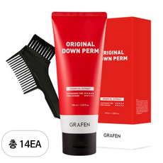 그라펜 오리지널 남성용 다운펌 일반모용, 14개, 100ml
