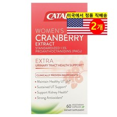ProHealth Longevity 여성용 크랜베리 추출 600mg Women's Cranberry Extract, 2개, 60정