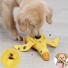 반려견장난감 지능개발 애견용품 오리인형, 오리노즈워크
