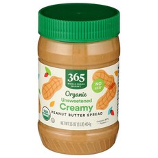 365 Whole Foods Market Creamy Peanut Butter Spread 홀푸드마켓 무가당 크리미 땅콩버터
