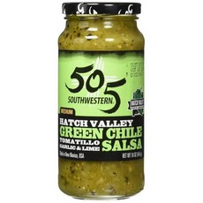 505 Southwestern Salsa Hatch Valley 그린 칠레 미디엄 47, 154g, 1개