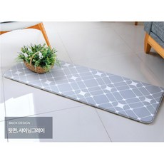 푹신한 대형 고급쿠션발매트 소음방지 양면주방발깔개 발닦개 발판, 헤링본트윈 12T 중, 헤링본트윈 12T 중