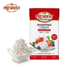 보라티알 [보라티알](냉장) 프레지덩 휘핑크림 (35pct) 1L x2개