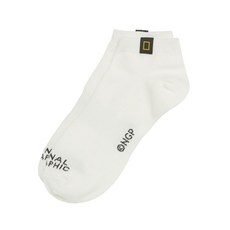 내셔널지오그래픽 양말 스니커즈 화이트 N235ASO520