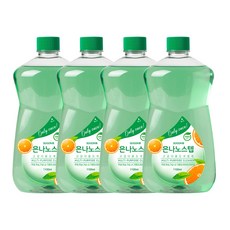 은나노스텝세정제3 [알뜰리필세트] 은나노스텝 시즌3 다용도, 4개, 1.1L 4개, 1100ml