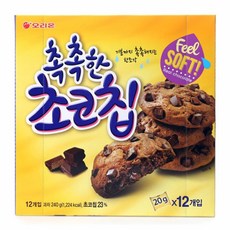 오리온 촉촉한 초코칩 240gx14개 (WFEE010), 본상품선택, 240g, 14개