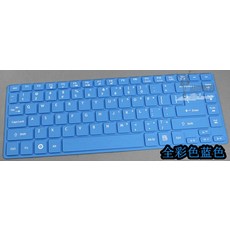숨엔아로마(햇빛다솜) 노트 에이서다 컴퓨터 키보드 보호필름 R7572GE5411E5471GE14ES1411, 1, 풀컬러 블루 126
