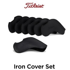[아쿠쉬네트정품] 2024 타이틀리스트 아이언커버 세트 IRON COVER SET BLACK [TA24ICVSK-0], 블랙, 1개