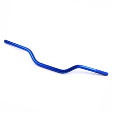 오토바이 핸들 바 알루미늄 합금 T6061 더트 핏 바이크 양극 산화 처리 바 녹 방지 7/8 인치 22mm, 08 Blue-no logo