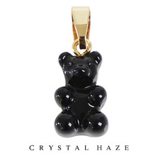  크리스탈 헤이즈 펜던트 Classic Notalgia Bear Pendant - Black 