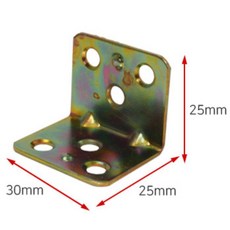 200개 꺽쇠 가구 선반 DIY ㄱ자 지지대 브라켓 코너 30x25 목재보강 평철