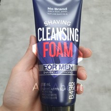 노브랜드 쉐이빙 클렌징 폼 200ml 뷰티 케어, 1개