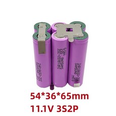 8650 배터리 팩 3SP 3S2P 4S2P 4SP 5S2P 6SP 8.4V 3.7V 0.8V 6.8V 8V 35E 3500mAh 배터리 8V 스크, [02] 3S2P - p4s3