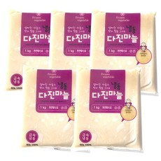 급속냉동 다진마늘1kg frozen millled garlic, 5개, 1kg