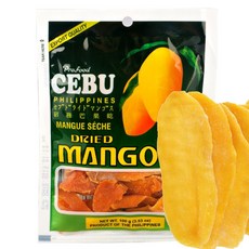CEBU 건망고 필리핀 세부 망고 슬라이스 망고칩, 20개, 100g