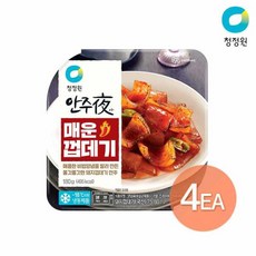 청정원 안주야 논현동 포차스타일 매운껍데기 (냉동), 180g, 4개