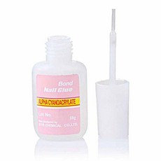 오래 지속되는 무독성 매니큐어 액세서리 도구 브러시 포함 핫 네일 접착제 DIY 아트 SMR88, 없음, 1개