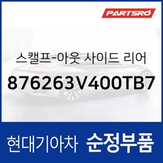 그랜저HG/하이브리드/아슬란 순정 사이드미러 커버(백미러 스캘프) 우측(팬텀블랙) (876263V400TB7), 1개