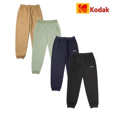 [코닥어패럴] 24FW 매장판 공용 바지 브라우니 세미오버핏 라이트웜 기모 조거팬츠 K4423LFPN1