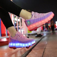 kirahosi 히쿠 아동공용 바퀴 달린 신발 롤러 운동화 Z 1 BD51ivf, 8211그린