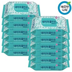 깨끗한나라 네이처물티슈 리필형 피톤치드 100매x12개, 단품