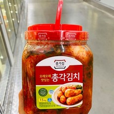 통 종가집 오래오래 맛있는 총각김치 1.5kg, 일반포장 동절기만, 1개