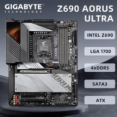 기가바이트 인텔 CPU Z690 게임용 LGA1700 칩셋 마더보드 AORUS 12700K ITX 지지대 i9 2 Mini 12900K DDR5 울트라 i7 GB Z690I 96, 마더 보드