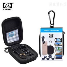 Apexel 도매 5pcs / lot 광학 렌즈 피쉬 아이 광각 매크로 망원 CPL 필터 전, 상세내용참조, 상세내용참조