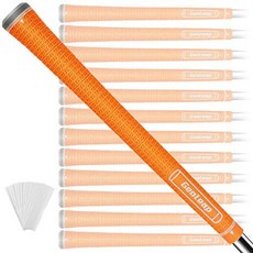 Geoleap - 글로리-S 골프 클럽 그립 스탠다드 사이즈 13개 세트 색상 택1, Color = Orange, 본문참고