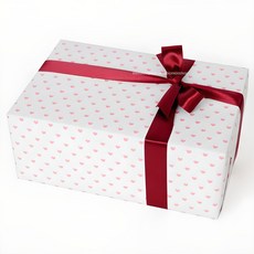 포인트하트 종이롤 포장지 대, 핑크, 1개