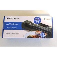 Vupoint Magic Wand 문서/사진 2-in-1 휴대용 스캐너 & 자동 피드 도크 1200 DPI의 1.5 미리보기 LCD 충전식 배터리(PDSDK-ST470PU-VP, Blue, 파란색