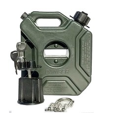 레저렉션 슈어캔 연료통 등유통 글로리 캠핑기름통, 1개, 8. 6L 도난방지 브라켓