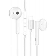 iPhone SE/11/11pro/11pro/X/XS/XR/8/8Plus/7/7 Plus(1팩)와 호환되는 헤드폰 플러그 유선 이어폰 스테레, 단일옵션, 단일옵션