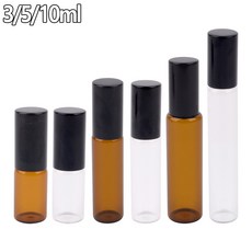 롤온 향수공병 롤러볼 유리용기 향수병 휴대용공병, 1개, 투명 - 3ml